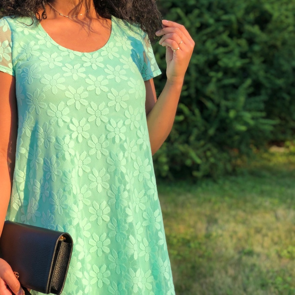 FLORAL LACE DRESS - Picture 3 of 5